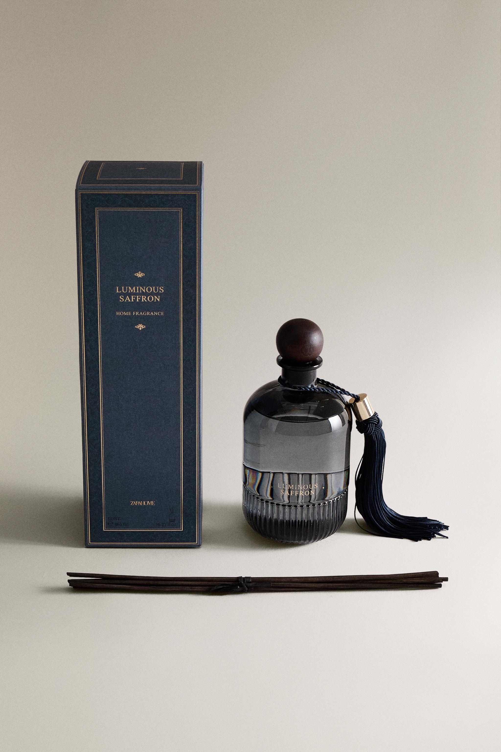 (480 ML) LUMINOUS SAFFRON REED DIFFUSERS — Mustard