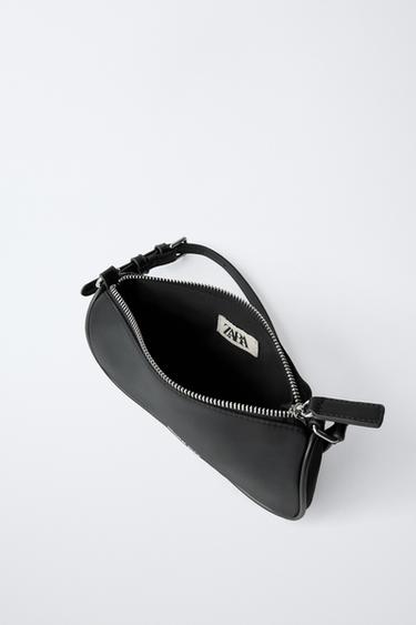 SAC PORTÉ ÉPAULE EN NYLON - Noir de Zara - Image 2