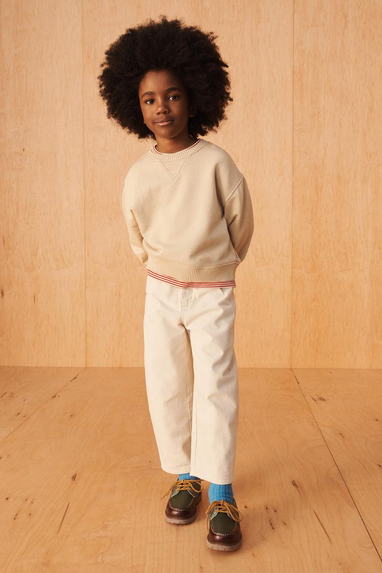 Pantalon balloon ecru limited edition