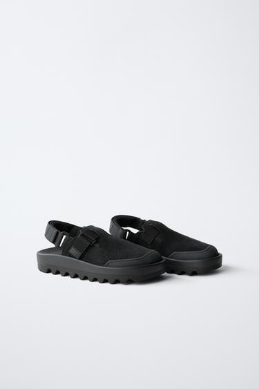 TECHNICAL SPORTS CLOGS - Black by Zara - Image 1