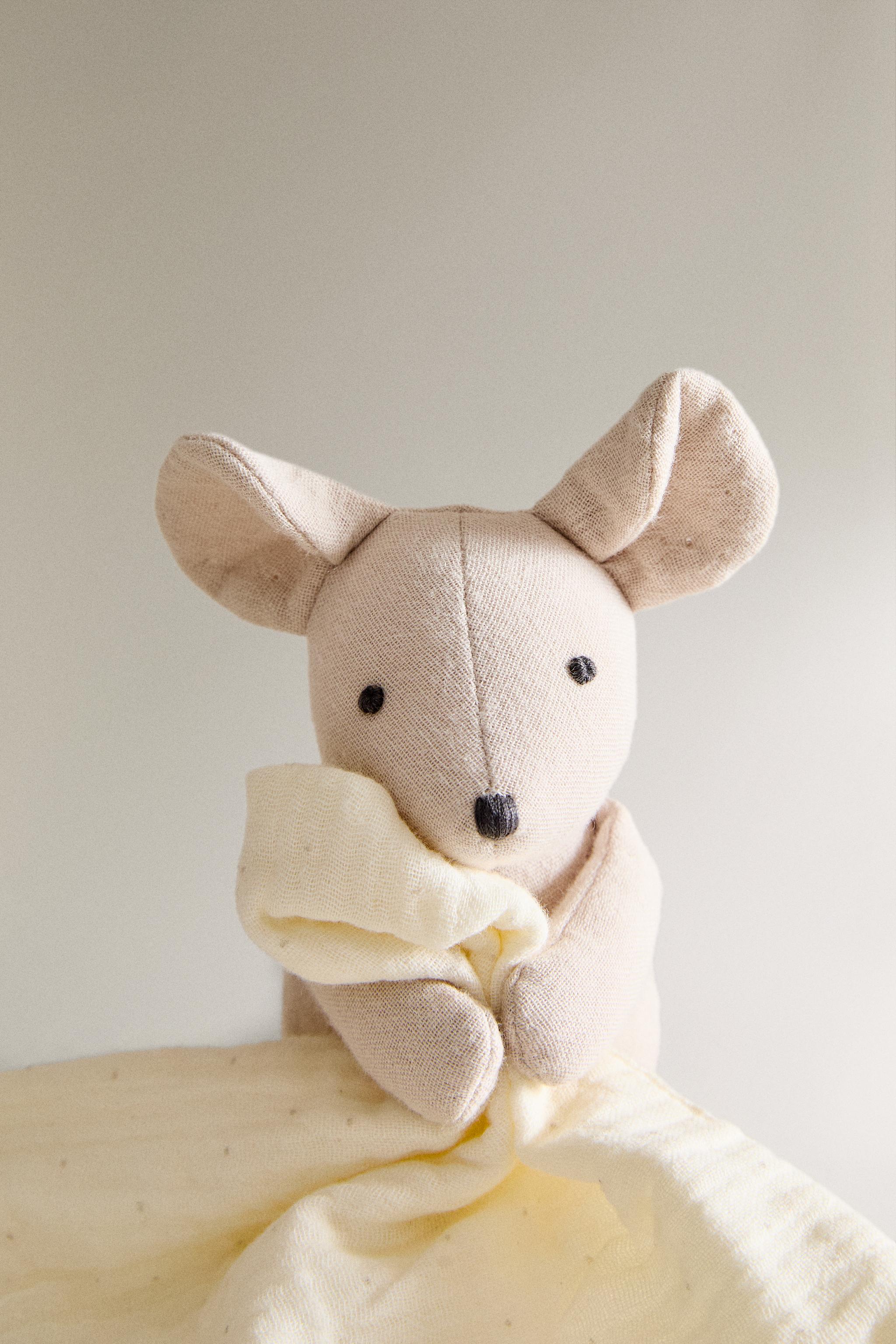 BABY SECURITY BLANKET MOUSE MOON
