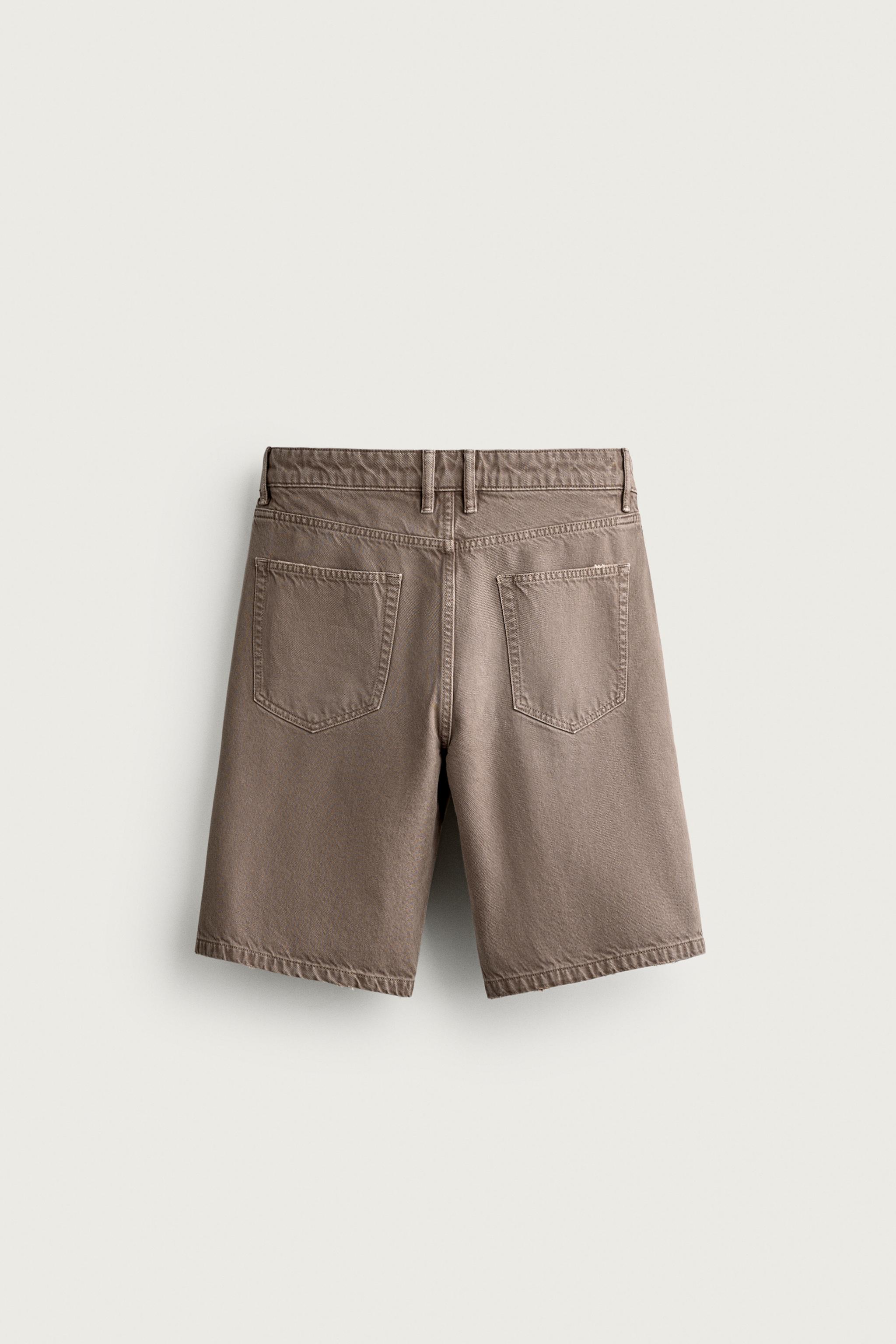 BERMUDA EN JEAN COUPE DÉCONTRACTÉE