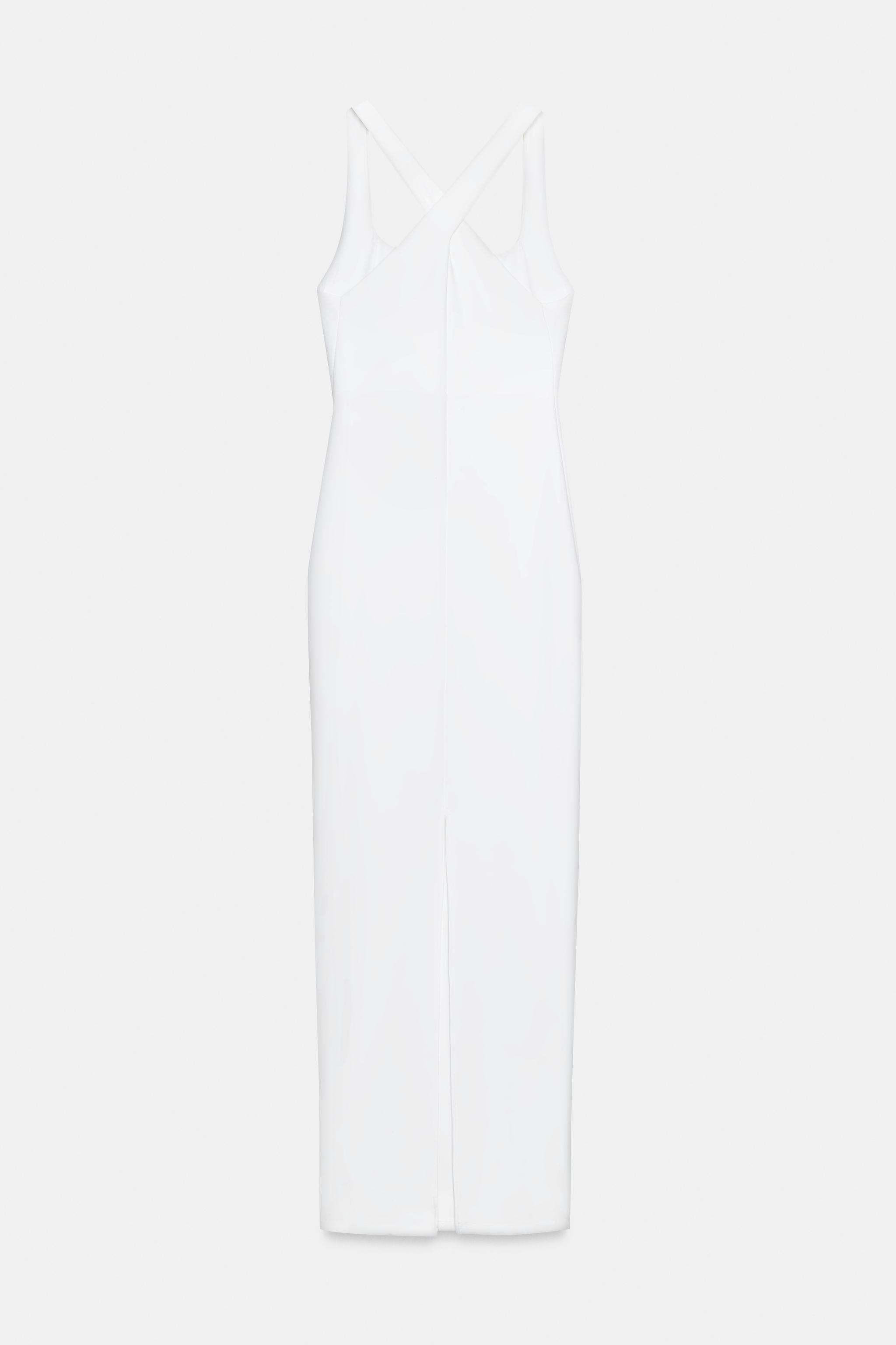 LONG POLYAMIDE BLEND DRESS