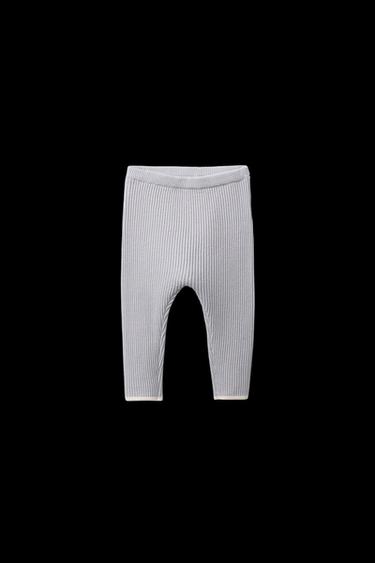 PANTALÓN VIVOS CONTRASTE - Celeste de Zara - Imagen 0