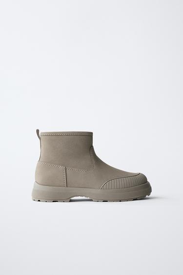 БОТИНКИ С ПОДКЛАДКОЙ — СЕРЫЙ от Zara — изображение 0