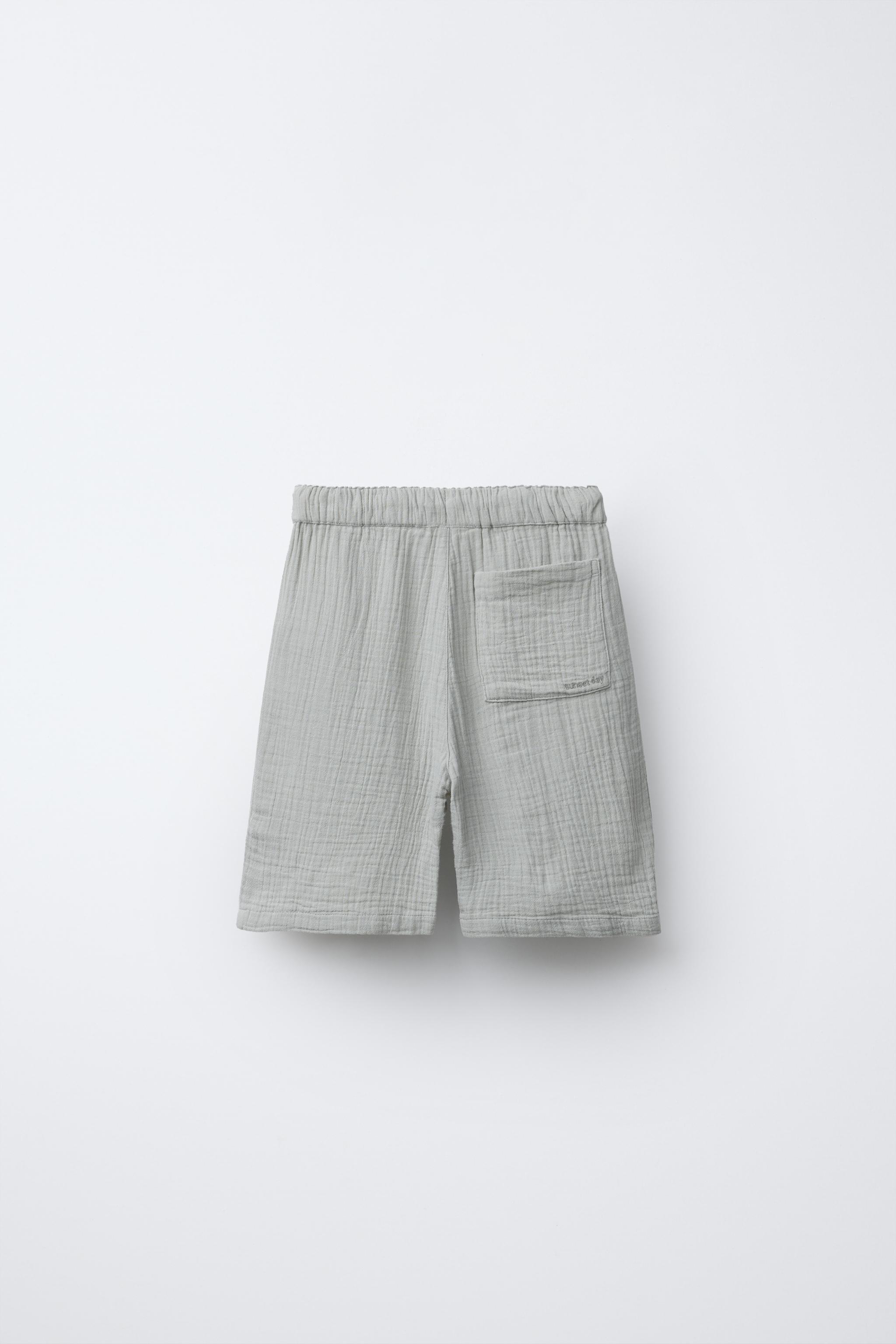 STRIPED CROCHET SHORTS - Ecru / Green | ZARA United States