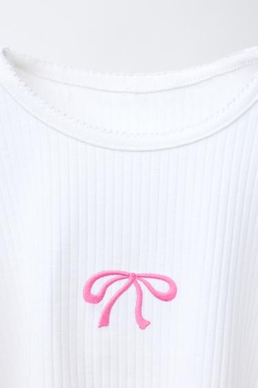 6-14 YEARS/ PYJAMA SET WITH BOWS - Blue by Zara - Image 5