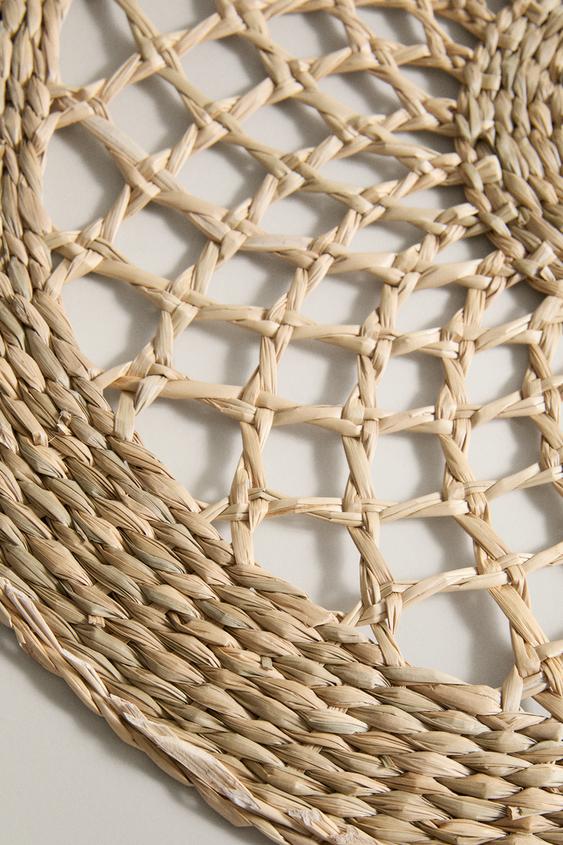 SET DE TABLE ROND EN FIBRE - Beige clair de Zara - Image 2