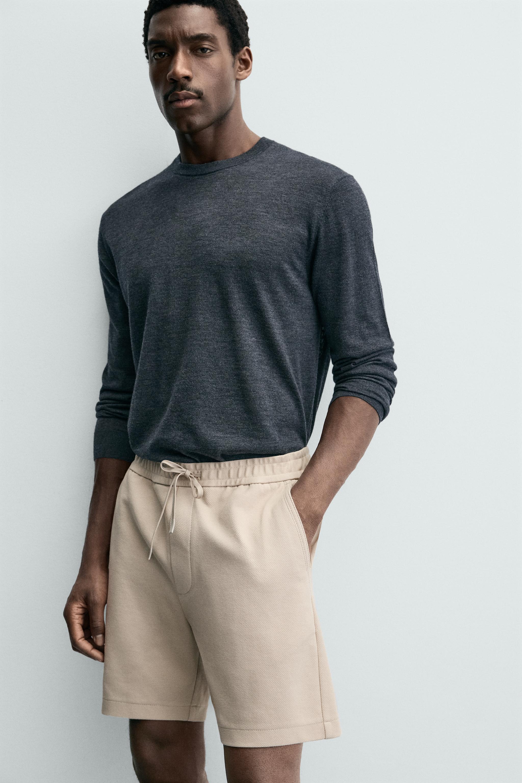 Детские шорты Zara COMFORT TEXTURED SHORTS — фото 5
