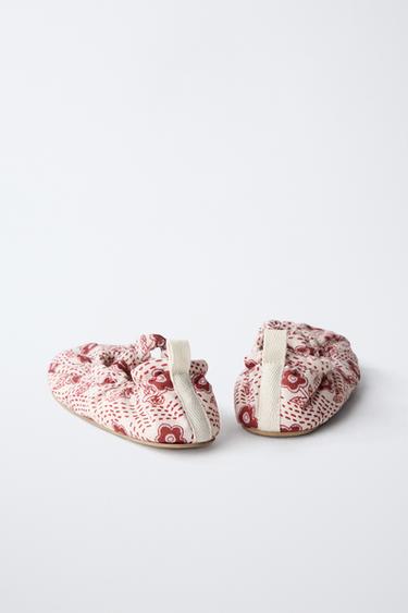 BALLET FLATS WITH DETAIL - White by Zara - Image 4