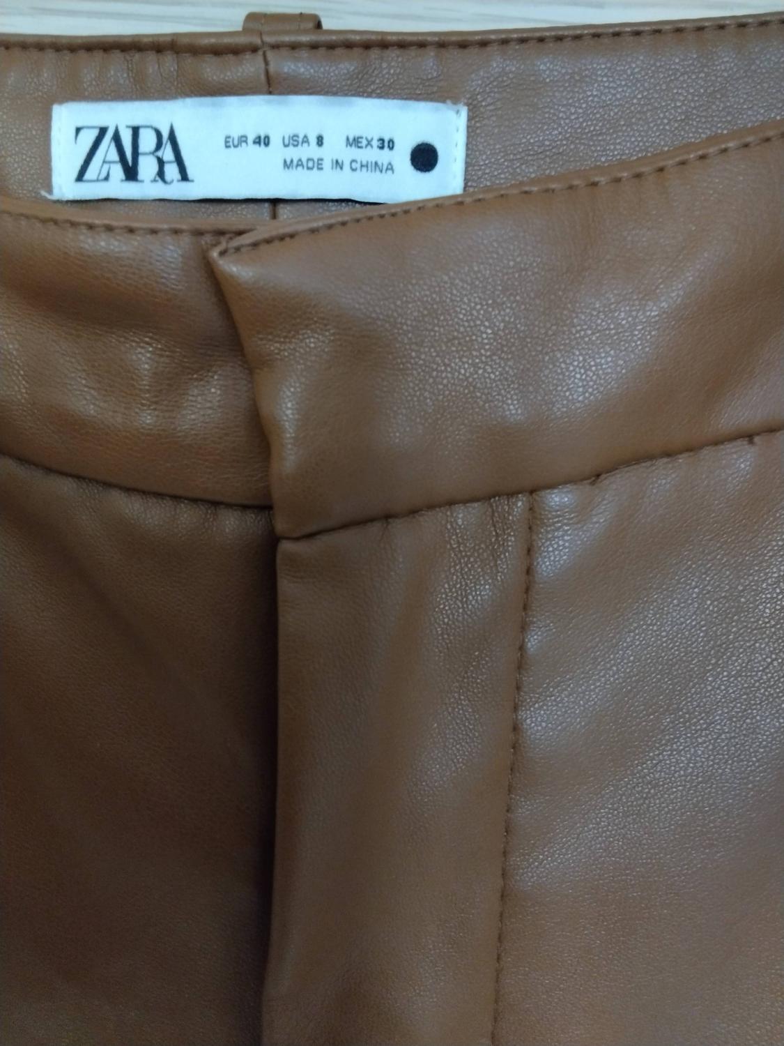 FAUX LEATHER TROUSERS - Image 2