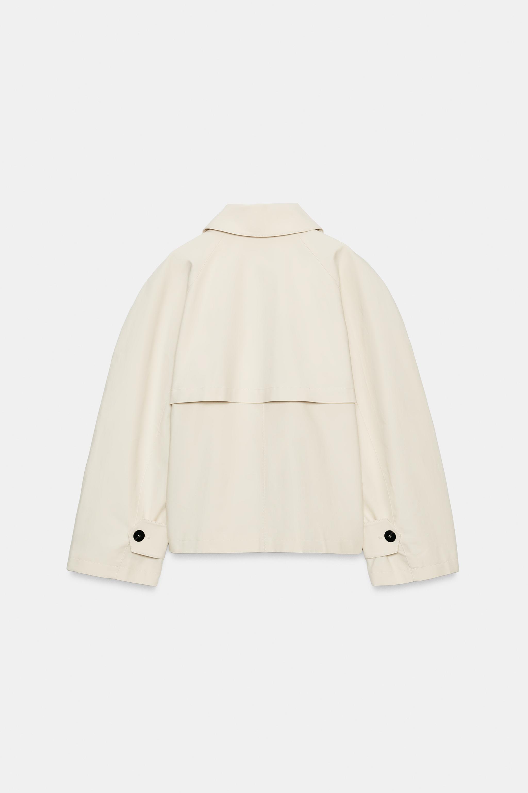 ZW COLLECTION SHORT TRENCH COAT