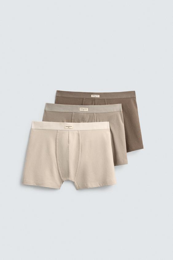SOFT BOXER BRIEFS 3-PACK