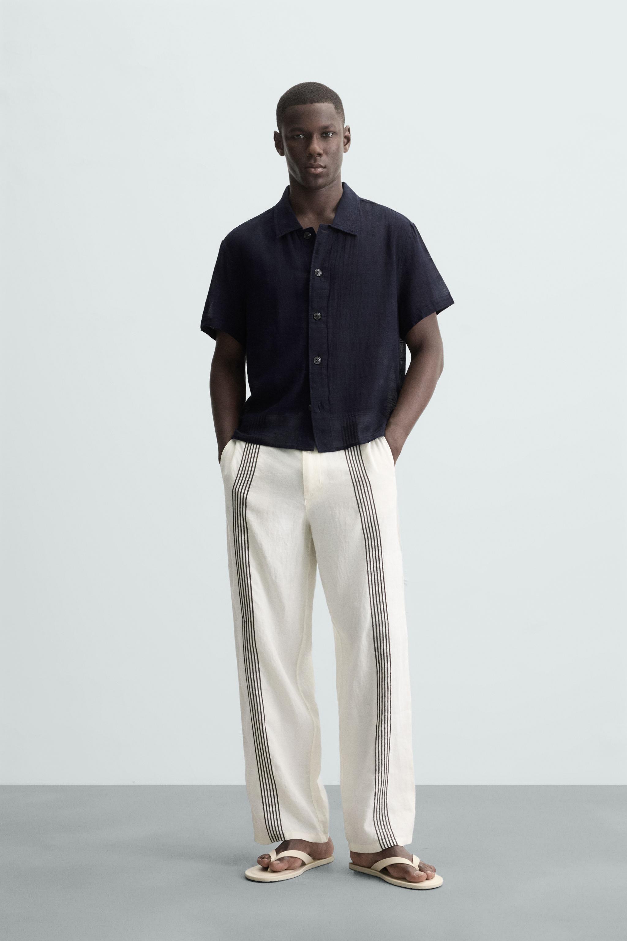 CAMISA JACQUARD XADREZ - Azul | ZARA Brasil CAMISA JACQUARD XADREZ - Azul | ZARA Brasil