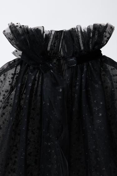 CAPE DÉGUISEMENT SORCIÈRE À PAILLETTES - Noir de Zara - Image 2