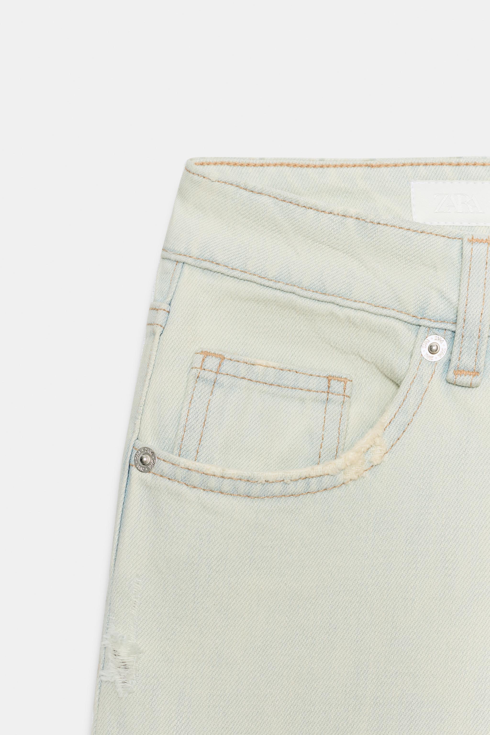 JEAN TRF WIDE LEG TAILLE BASSE