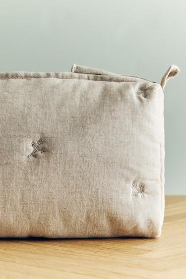 TROUSSE DE TOILETTE ENFANT BRODÉE - Écru de Zara - Image 5