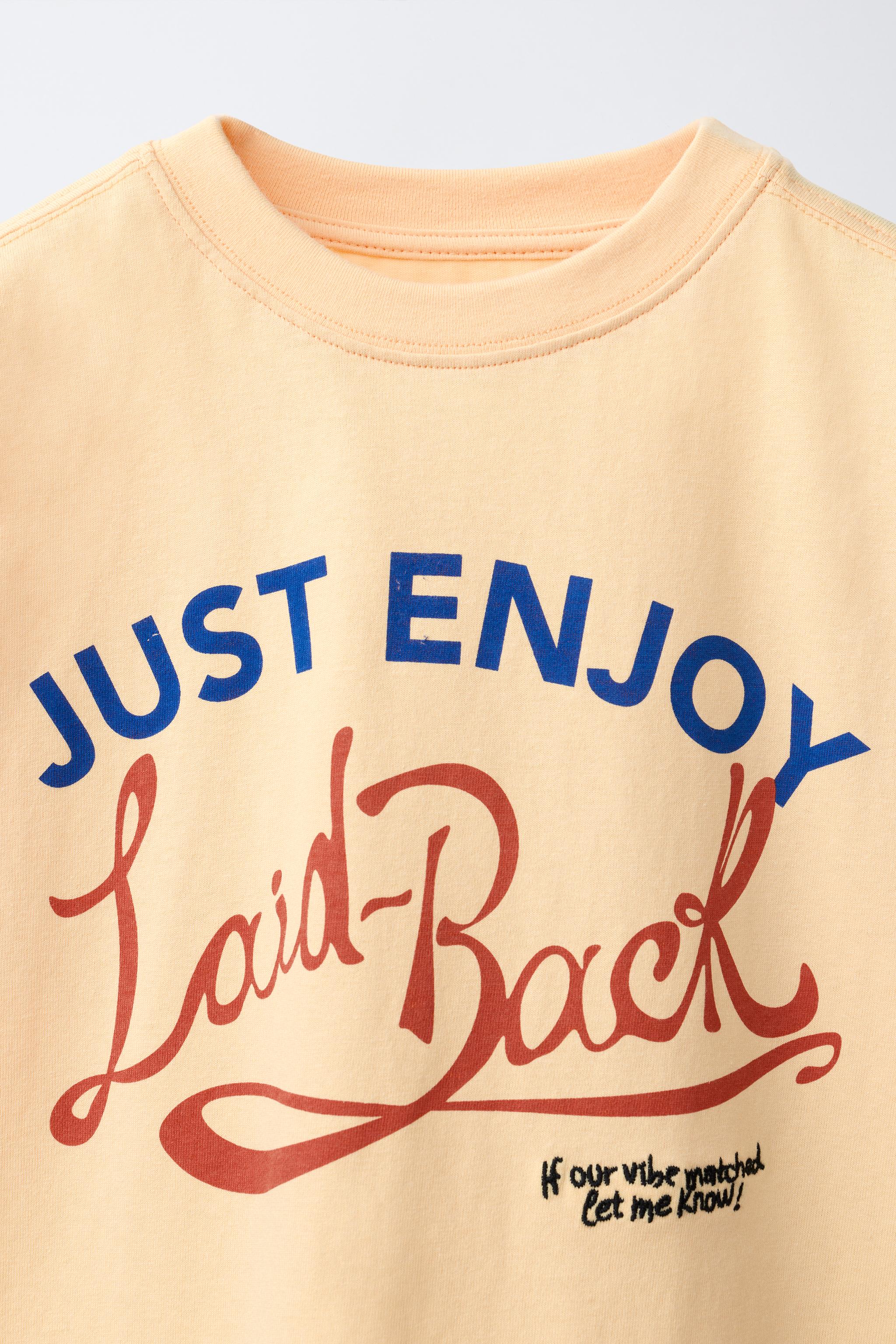 TEXT PRINT T-SHIRT