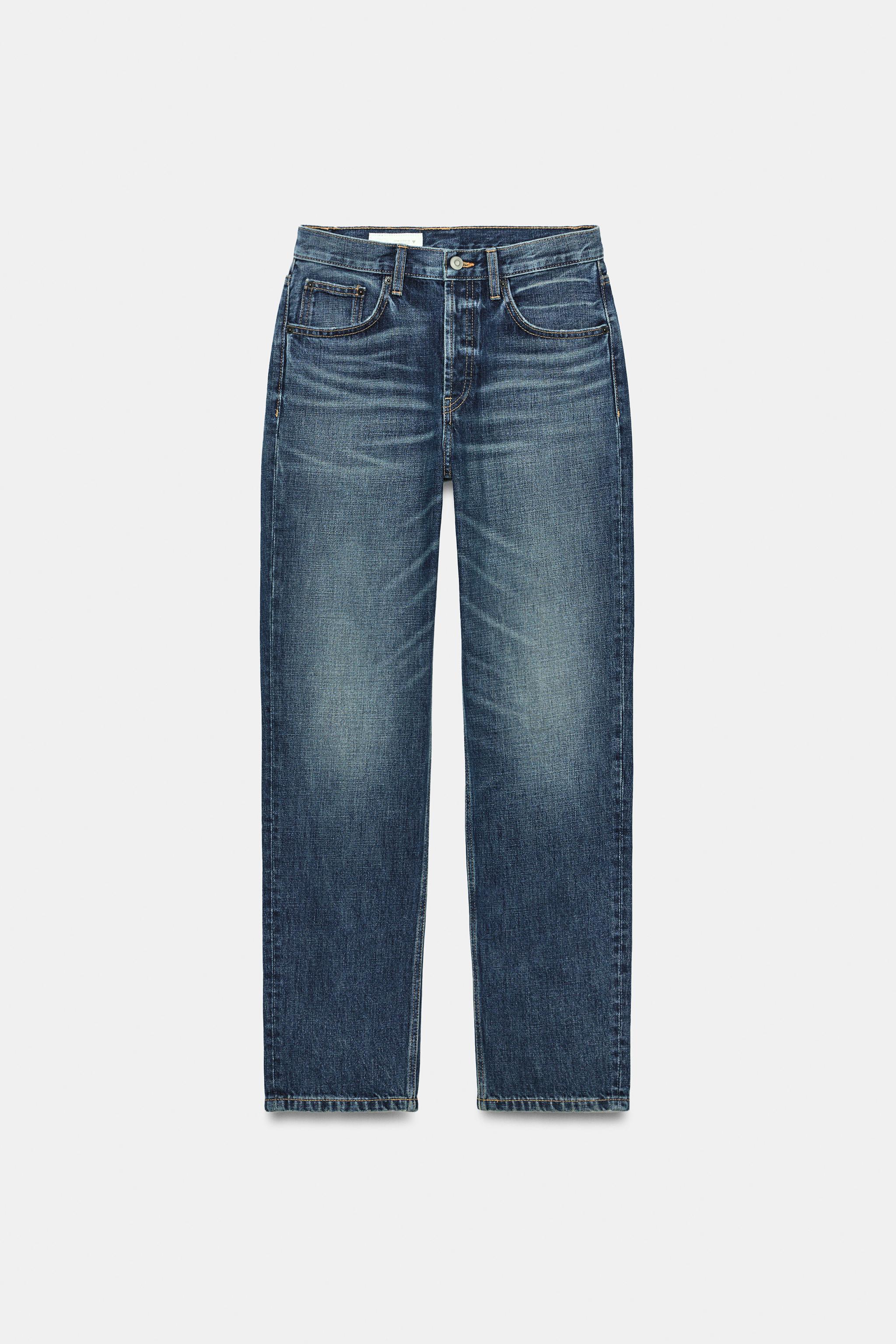 TRF MID-RISE STRAIGHT FIT JEANS