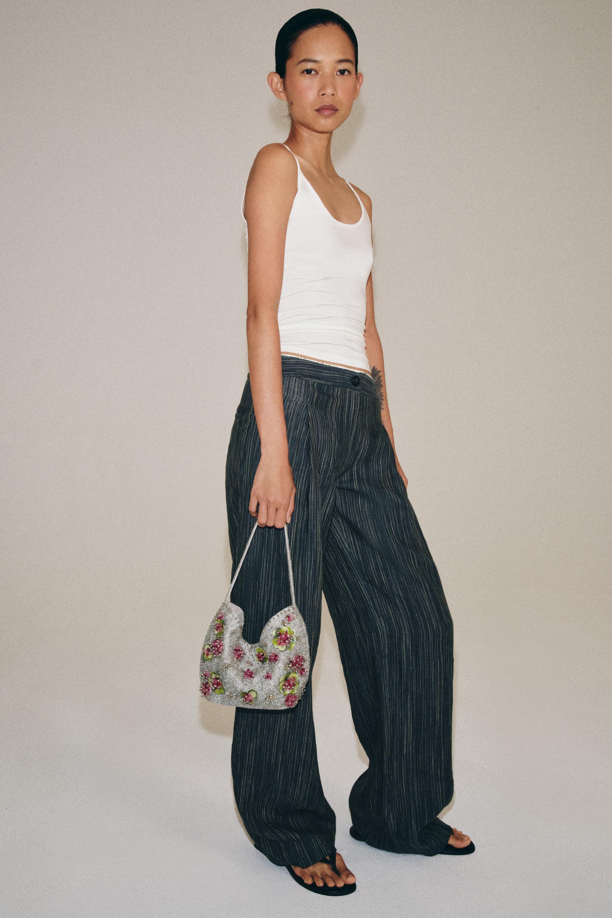 BEADED SHOULDER BAG