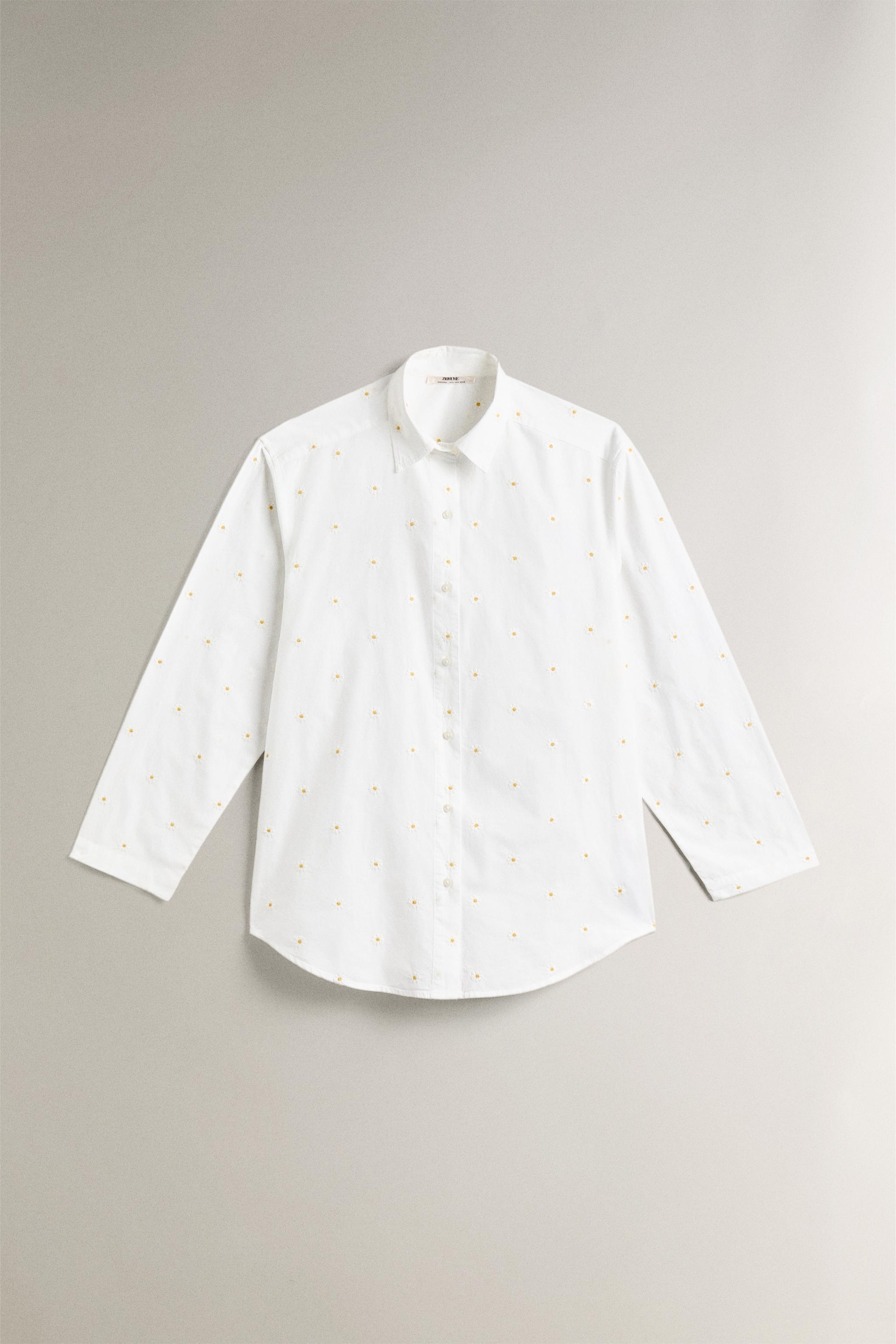 Camisa margaritas zara online