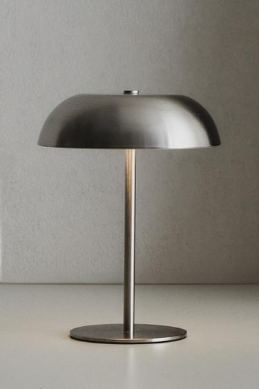 Zara MONOCHROME TOUCH TABLE LAMP - Silver