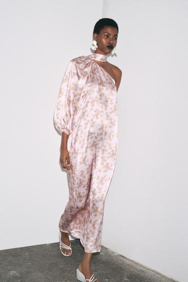 LIMITED EDITION 100% SILK ASYMMETRIC DRESS - 025 by Zara - Image 5