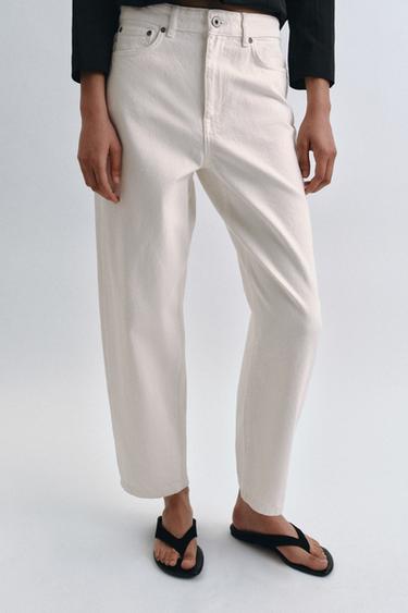 JEAN ZW COLLECTION TAPERED TAILLE NORMALE - Blanc de Zara - Image 1