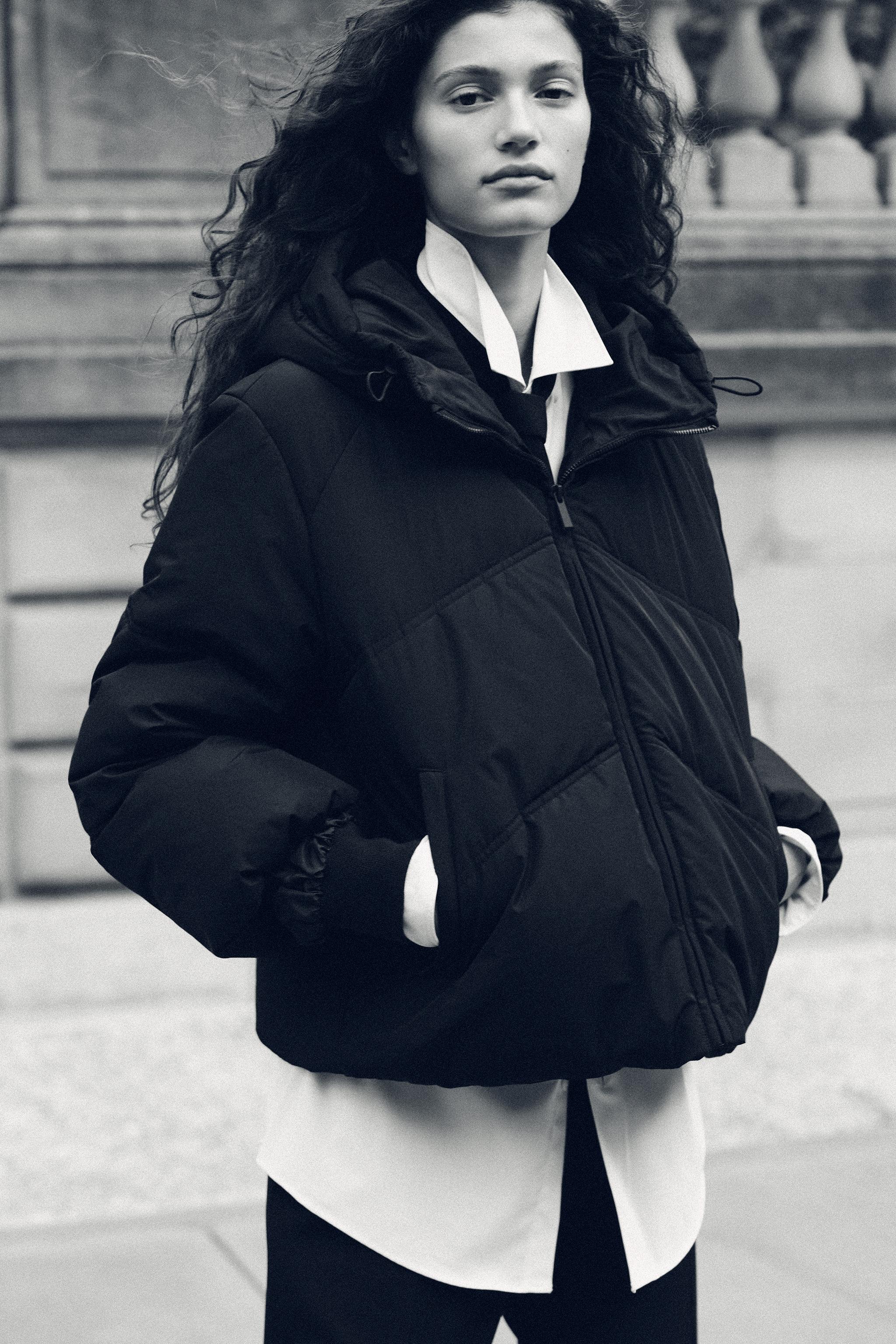 Zara SU Geçirmez Kapüşonlu Anorak