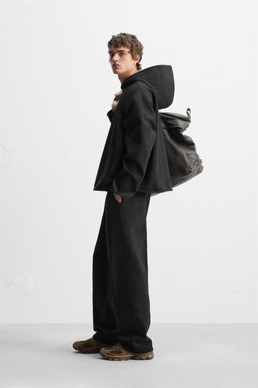 JOGGER TROUSERS WITH SEAM DETAIL - Anthracite grey by Zara - Image 3