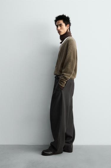 CARDIGAN RELAXED FIT ÉDITION LIMITÉE - Marron de Zara - Image 3