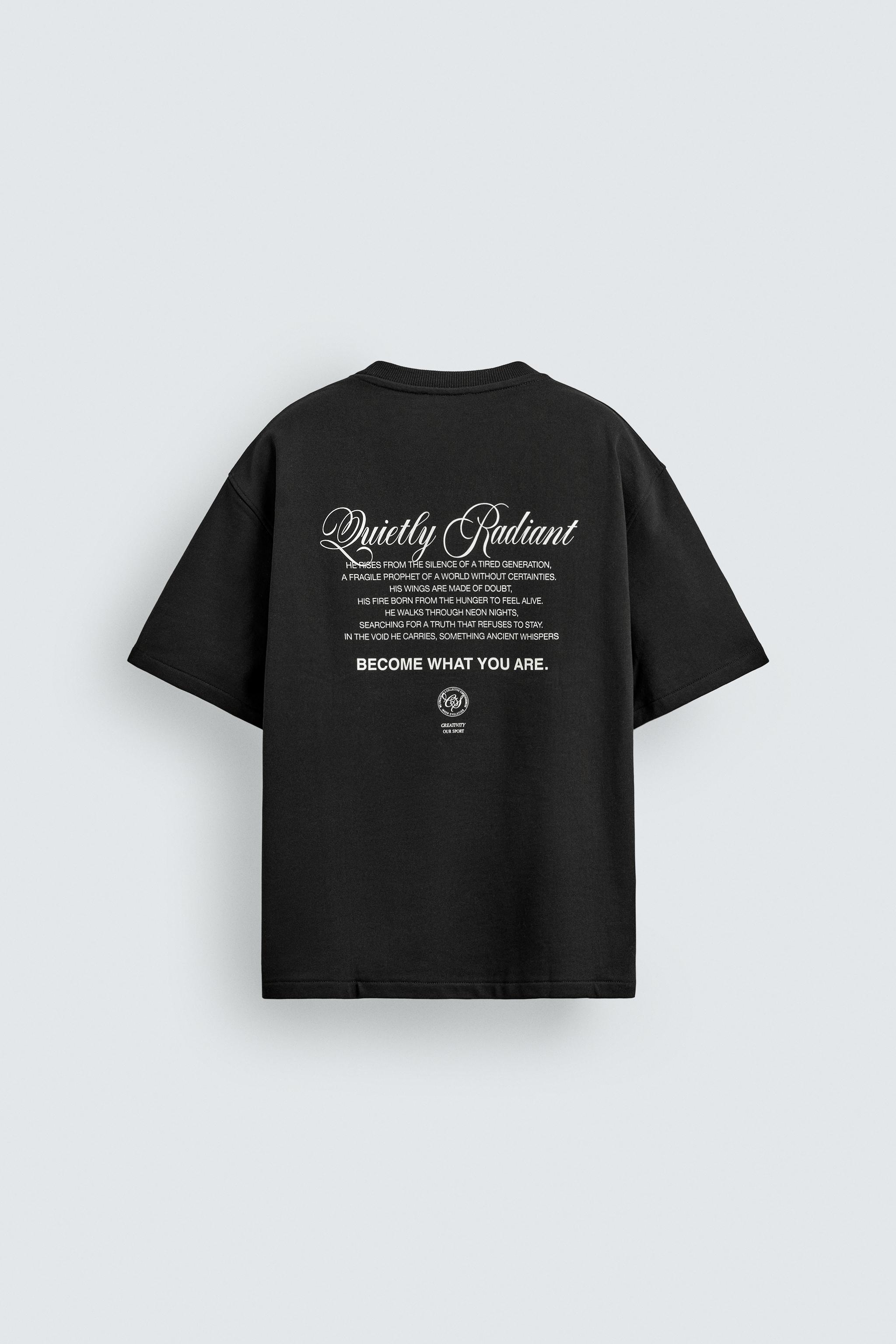 TEXT PRINT T-SHIRT