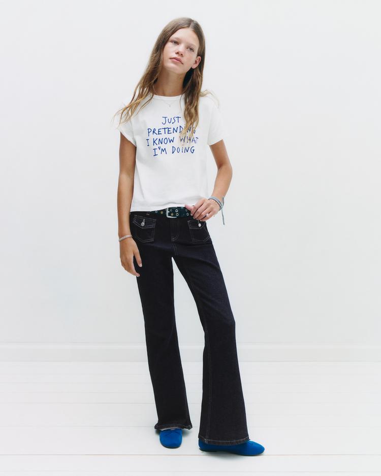 JEANS FLARE BOLSILLOS