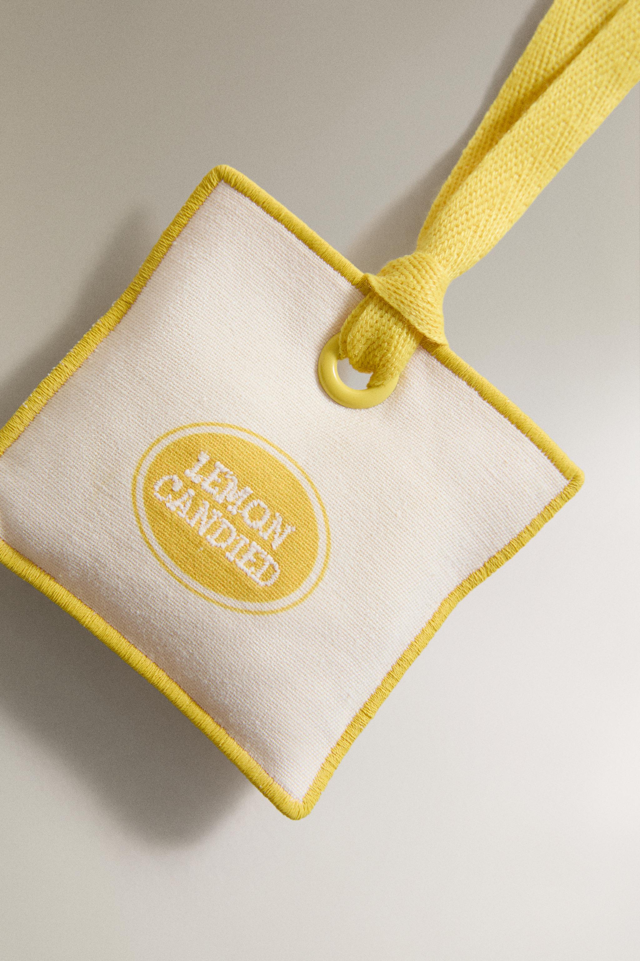 CANDIED LEMON CAR AIR FRESHENER — Lemon