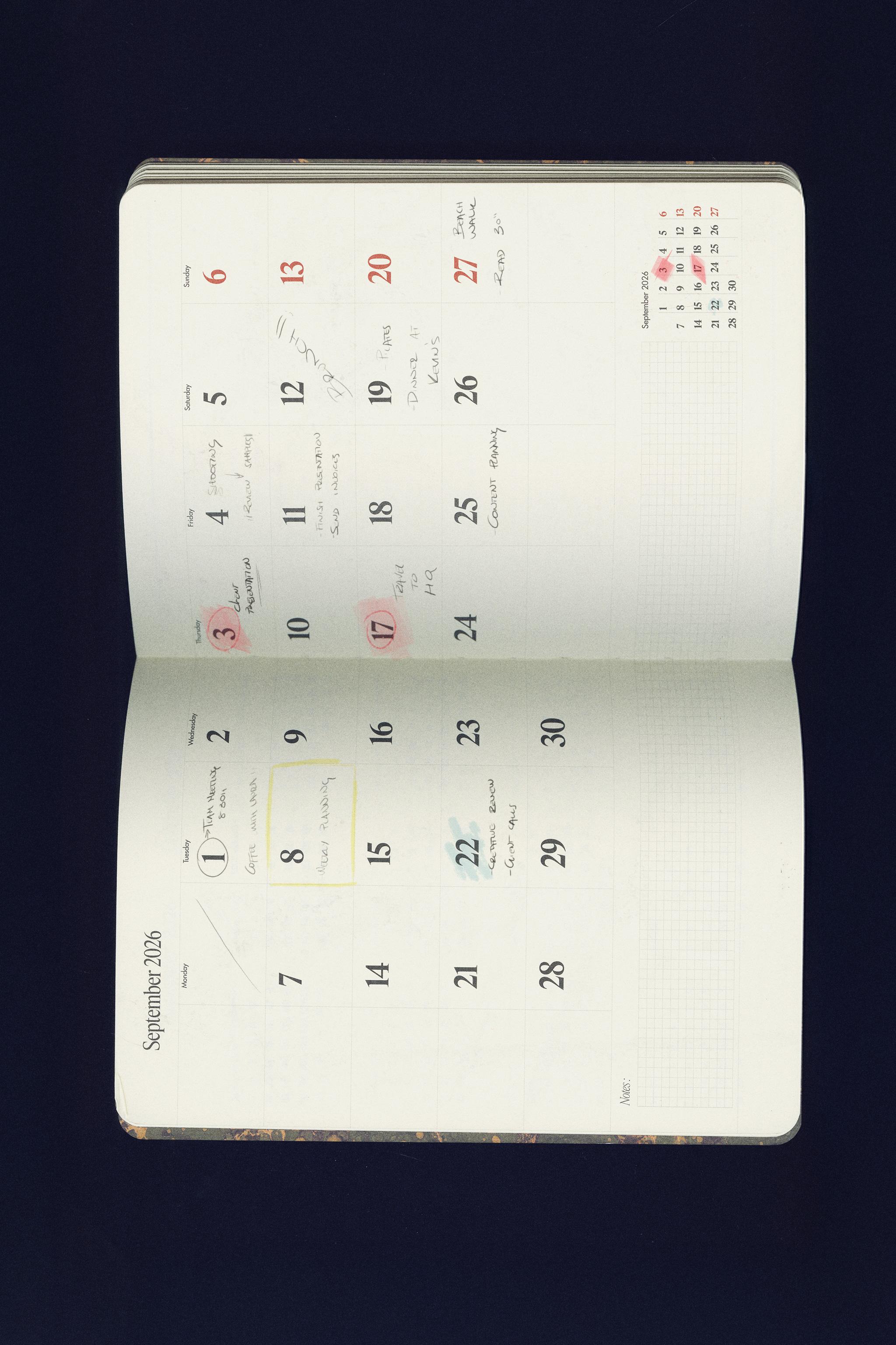 WEEKLY AND MONTHLY PLANNER PACK (PACK OF 2)
