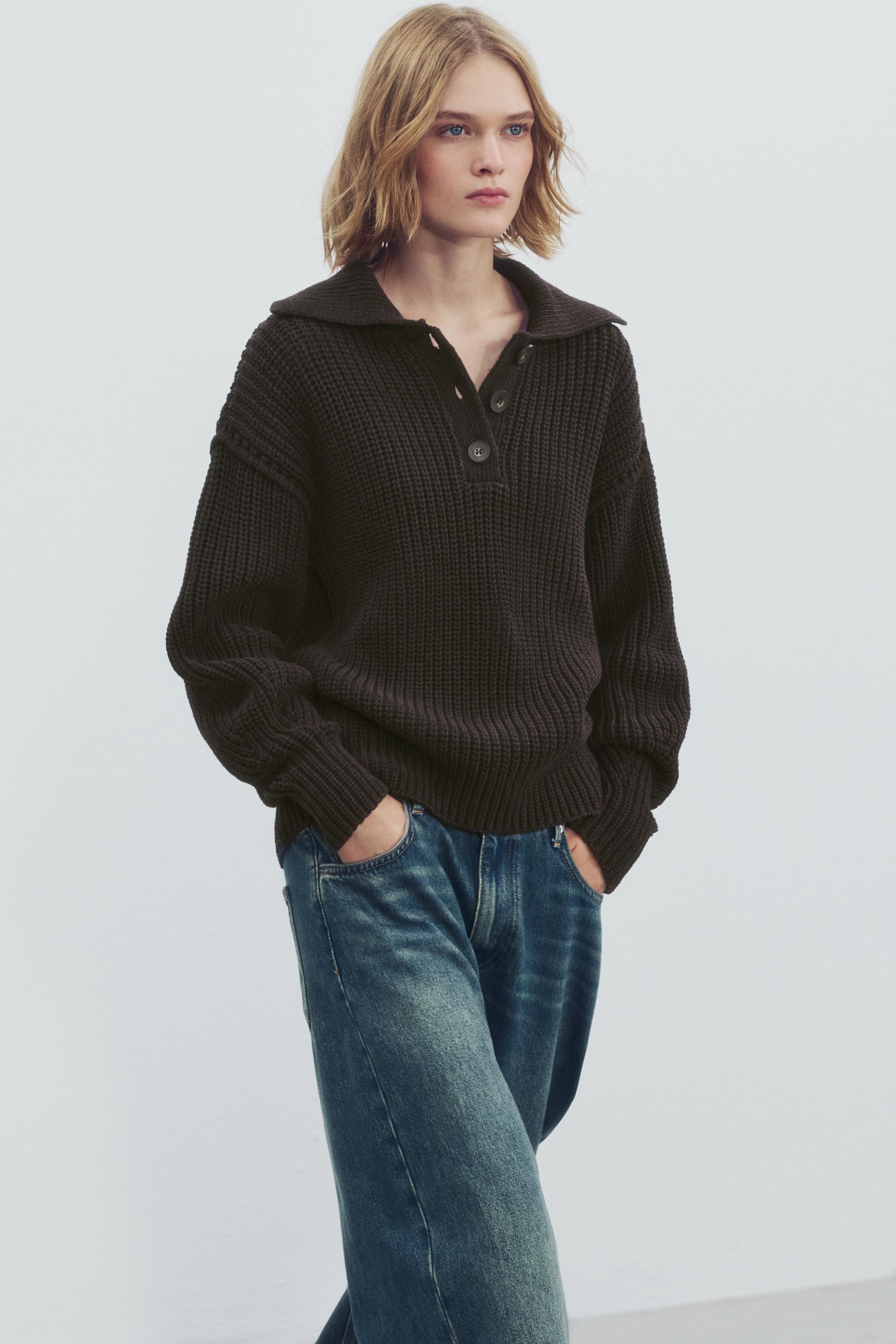 KNIT POLO JUMPER