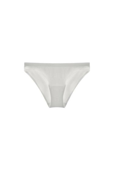 سروال داخلي SEAMLESS - أبيض الخاص بـ Zara