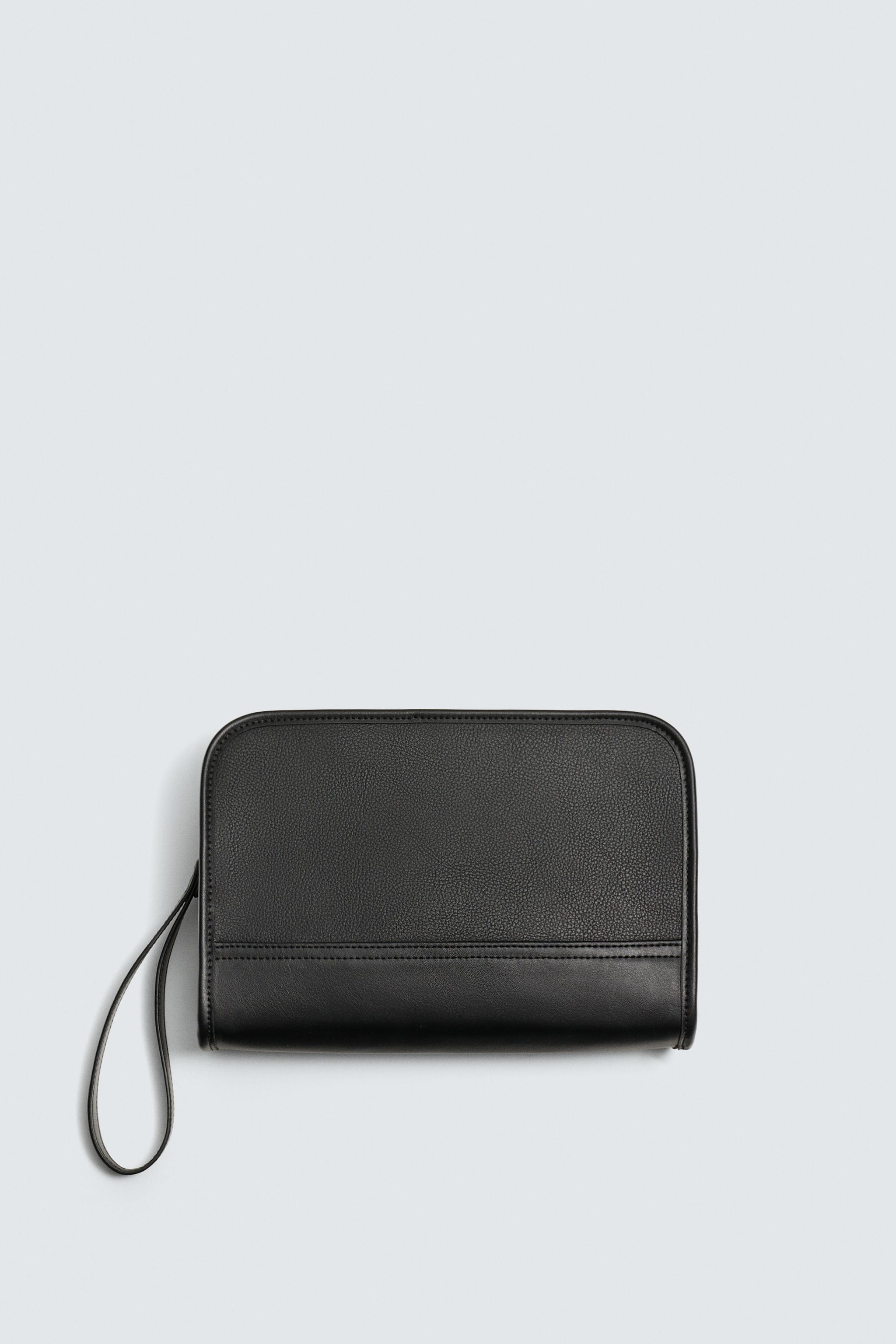 テクスチャー入りクラッチバッグ - ブラック | ZARA Japan / 日本