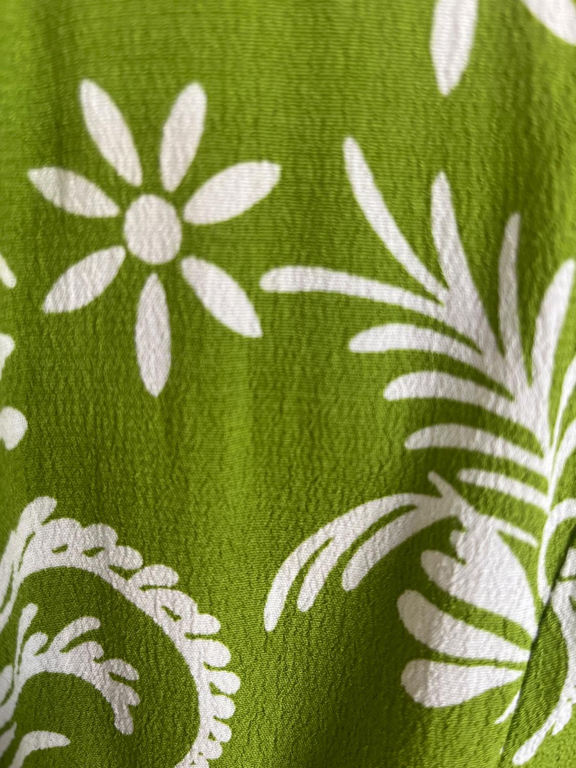 PRINTED DRESS WITH BELT - Image 3