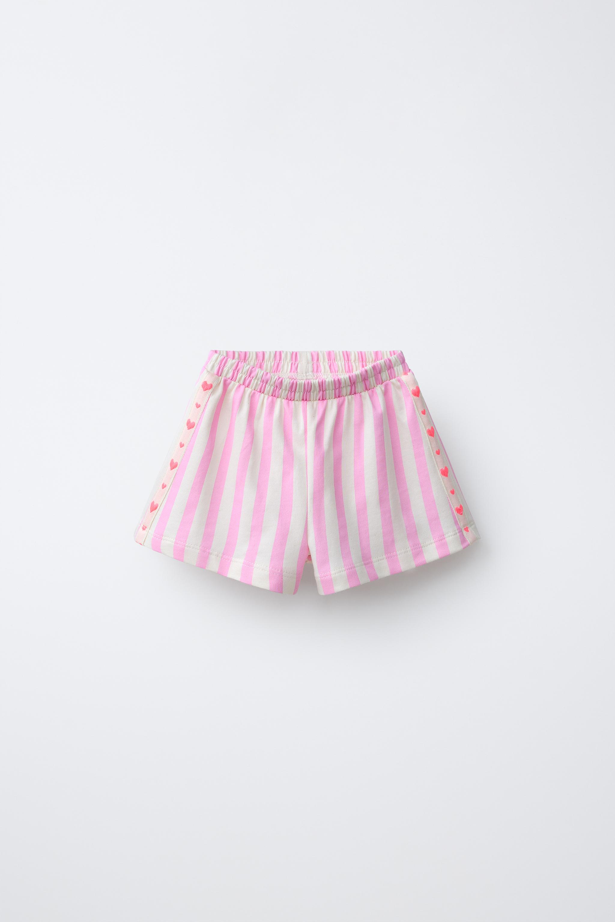 STRIPED BAND SHORTS