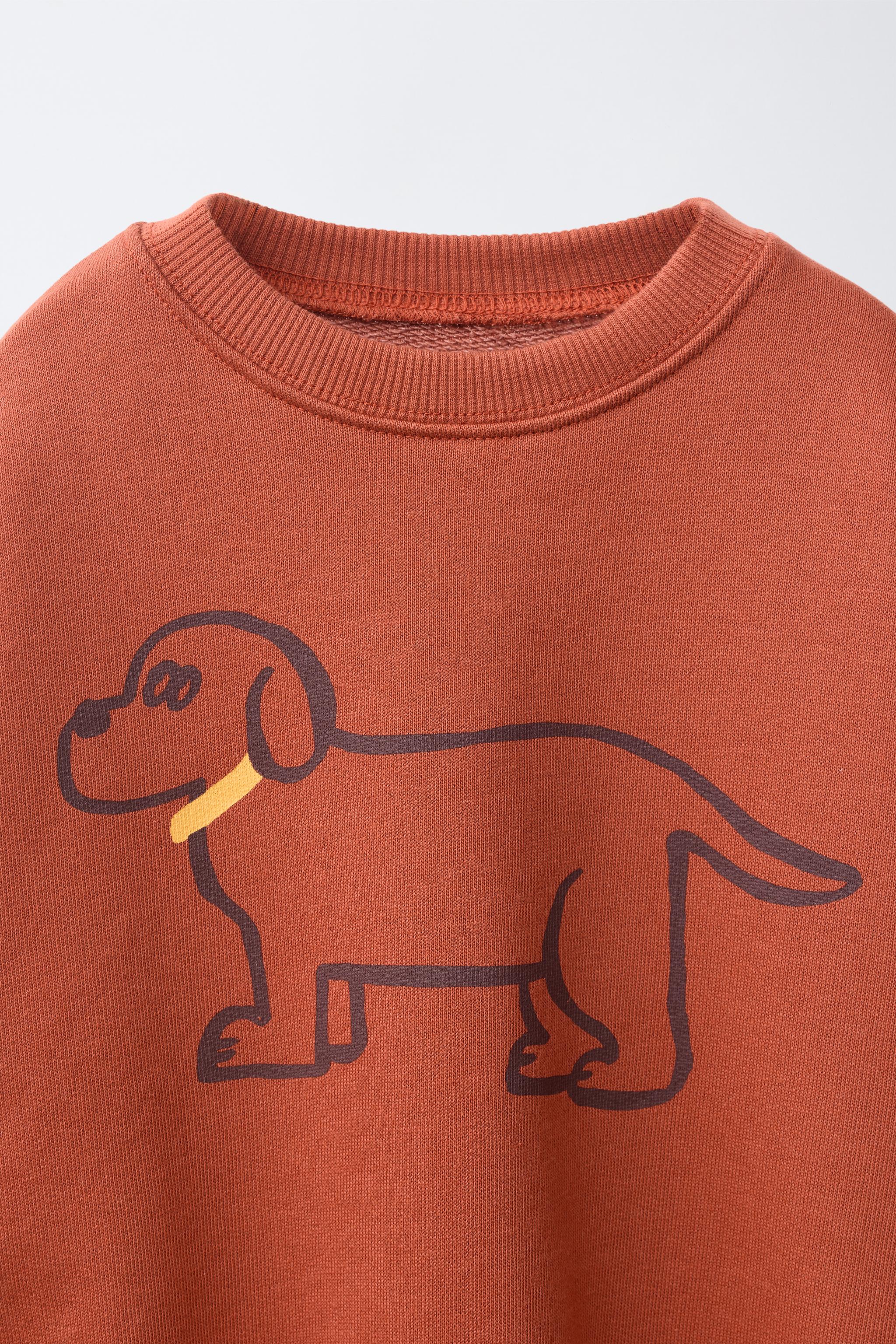 PUPPY GRAPHIC SWEATSHIRT