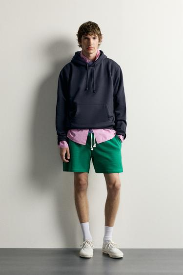 HÆTTETRØJE 0FR. PARIS X ZARA - marine fra Zara - Billede 0
