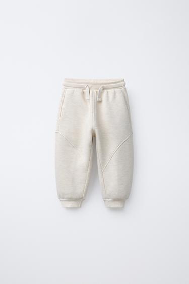 PANTALÓN JOGGER LOGO RELIEVE - Gris vigoré de Zara