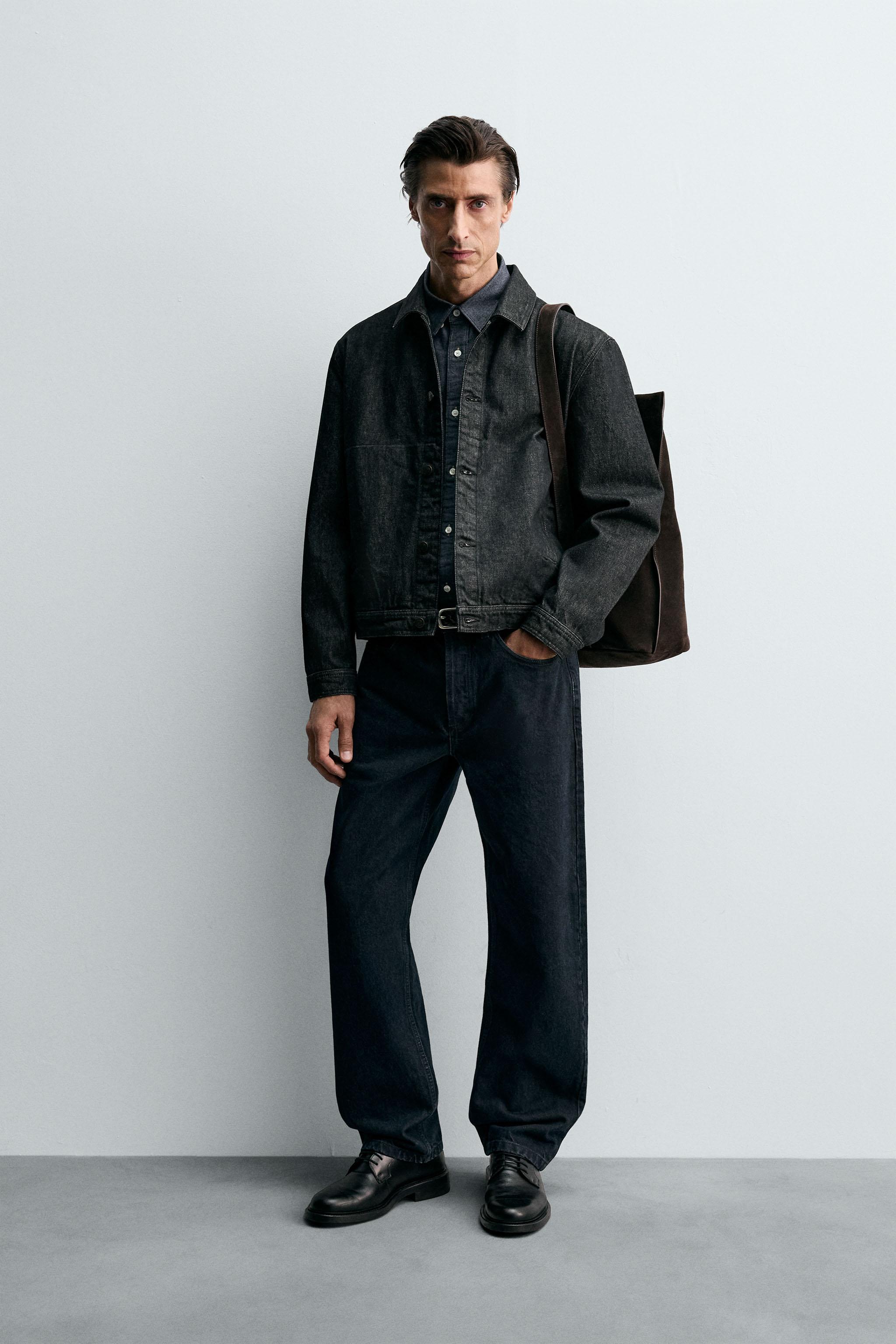 新品＊正規品   Jeans デニムジャケット ブラック レギュラーフィット デニムジャケット - ブラック | ZARA Japan