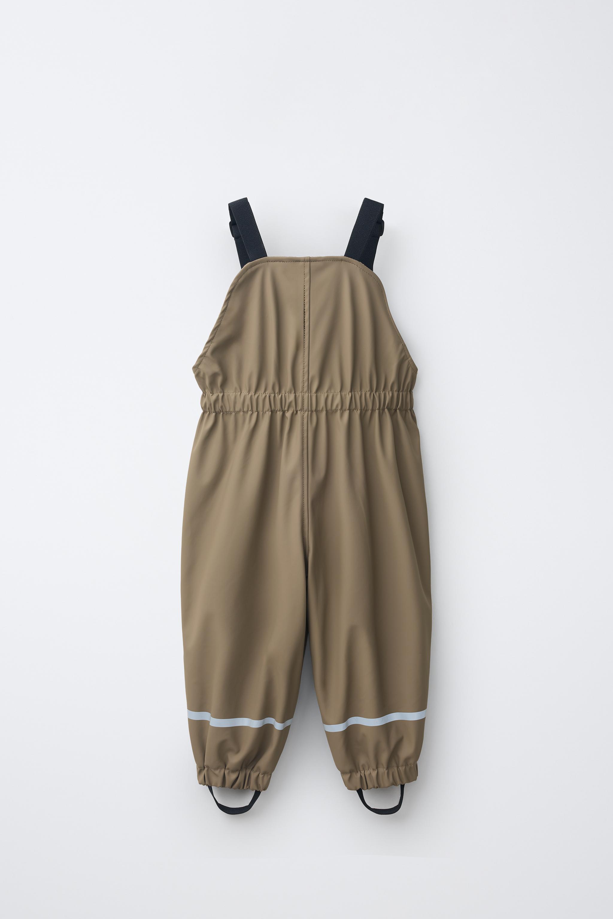 Детские комбинезоны Zara WATER-RESISTANT RUBBERIZED OVERALLS — фото 3