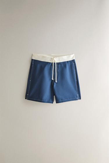 ビーチスイムウェアブルー0Zaraのビーチスイムウェア - ブルー - 画像 0