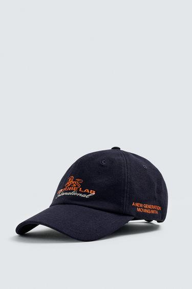 PET MET GEBORDUURDE TEKST - Marineblauw van Zara