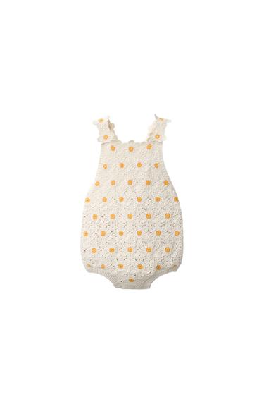 PLAIN CROCHET DAISY ROMPER