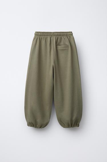SPORTY JOGGING TROUSERS - Khaki by Zara - Image 1
