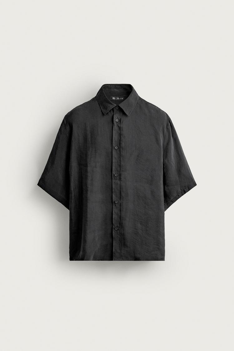 Camisa boxy fit fluida